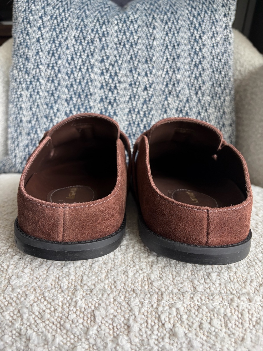 Larroude Suede Mule Clogs with Buckle~ size 8.5 - Picture 7 of 12